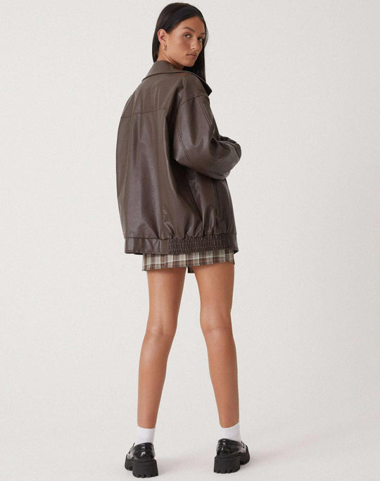 Noa | Women's Oversized Winter Coat | Brown