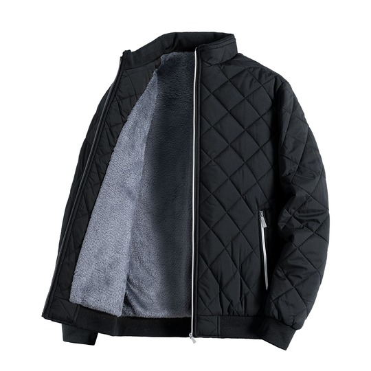 Mike | Classic fleece padded jacket with zipper