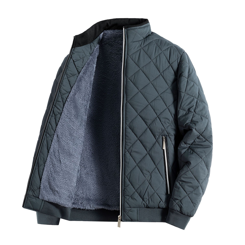 Mike | Classic fleece padded jacket with zipper