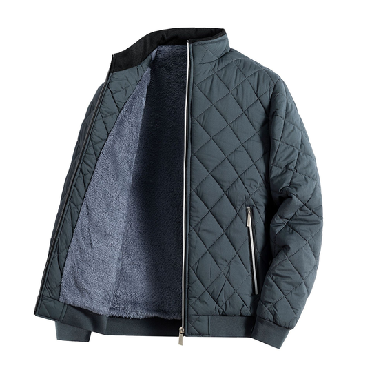 Mike | Classic fleece padded jacket with zipper