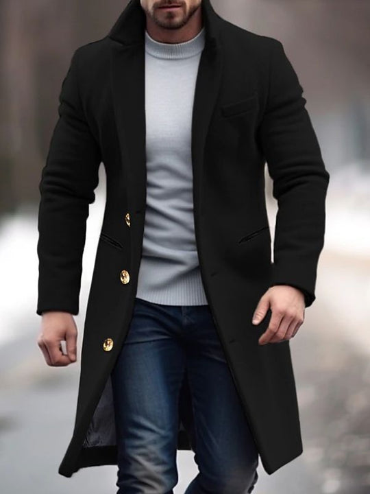 Marcus | Giacca Classica da Uomo con Bottoni | Grigio Pietra