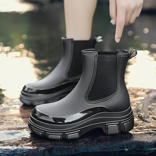 Molly | Waterproof short Chelsea boots