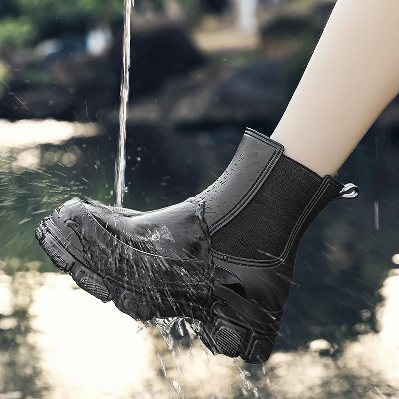 Molly | Waterproof short Chelsea boots