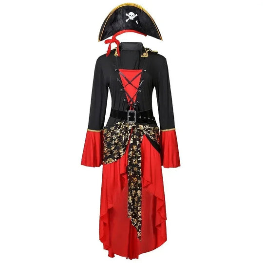 Monika | Piratenkostüm Midi Kleid