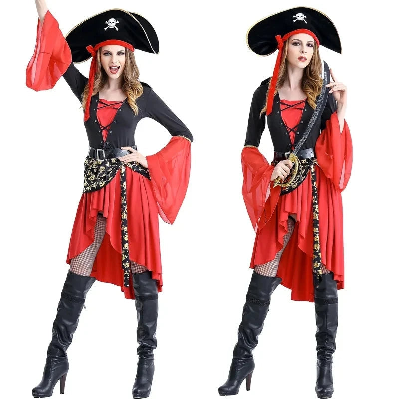Monika | Costume da pirata Abito midi