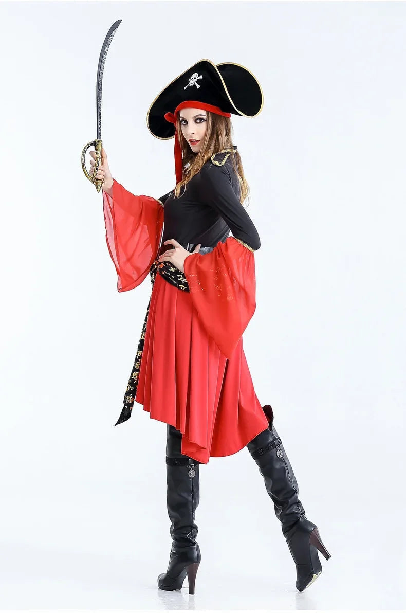 Monika | Piratenkostüm Midi Kleid