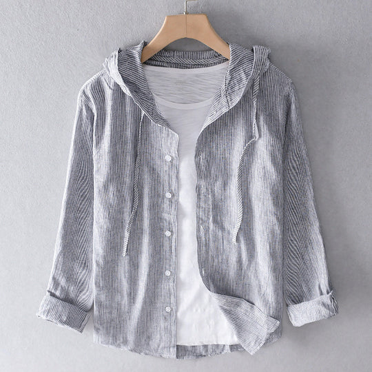 Monika | Summer blouse with hood