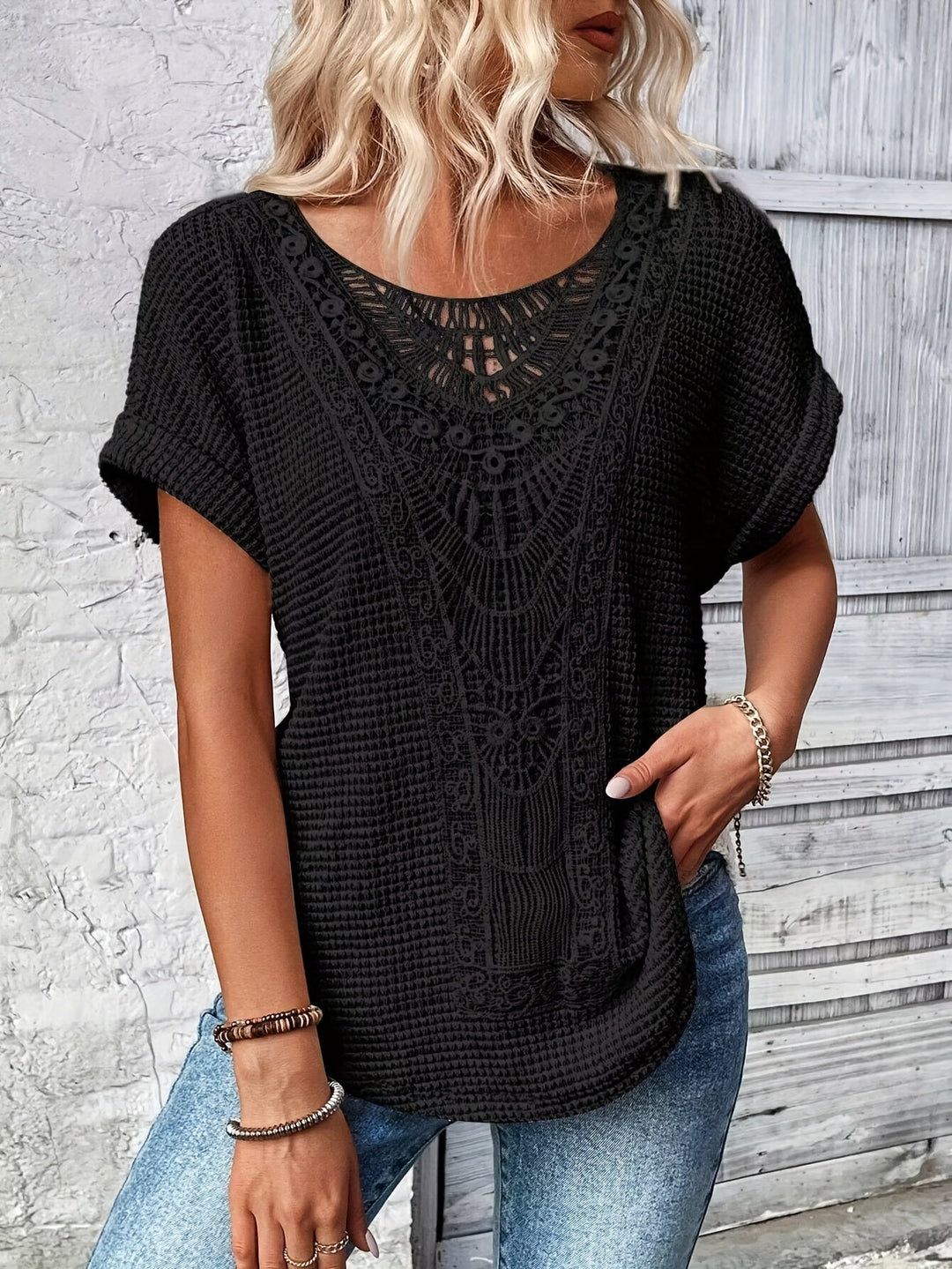 Nadine | Casual Elegance Lace T shirt
