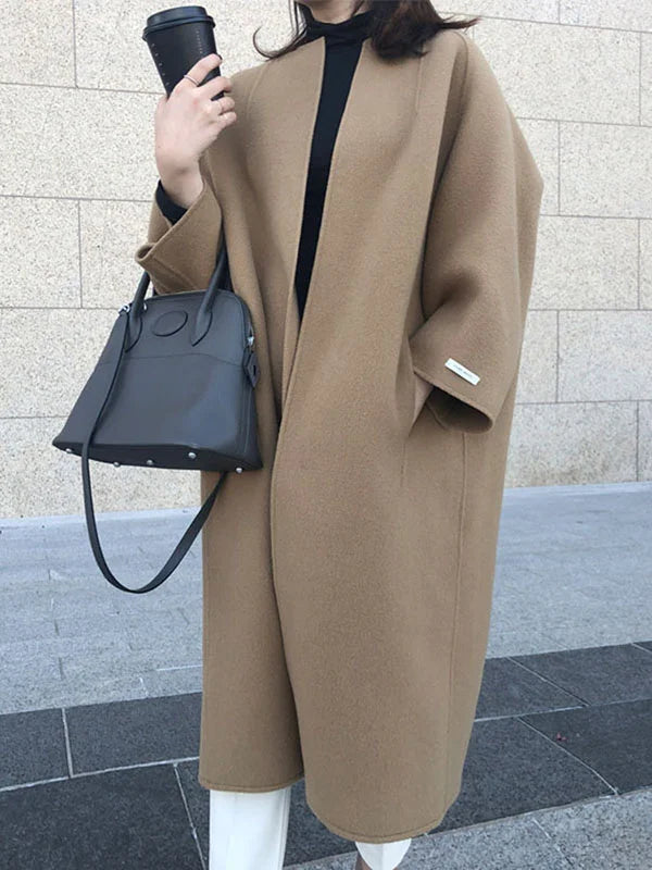 Nadine | Elegant long wool coat