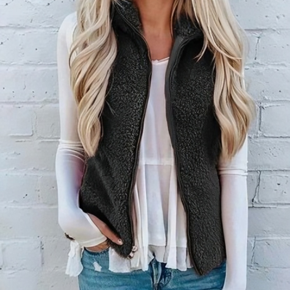 Nadine | Cardigan accogliente con cerniera