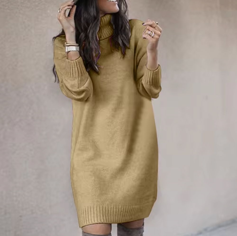 Nadine | Stylish turtleneck dress