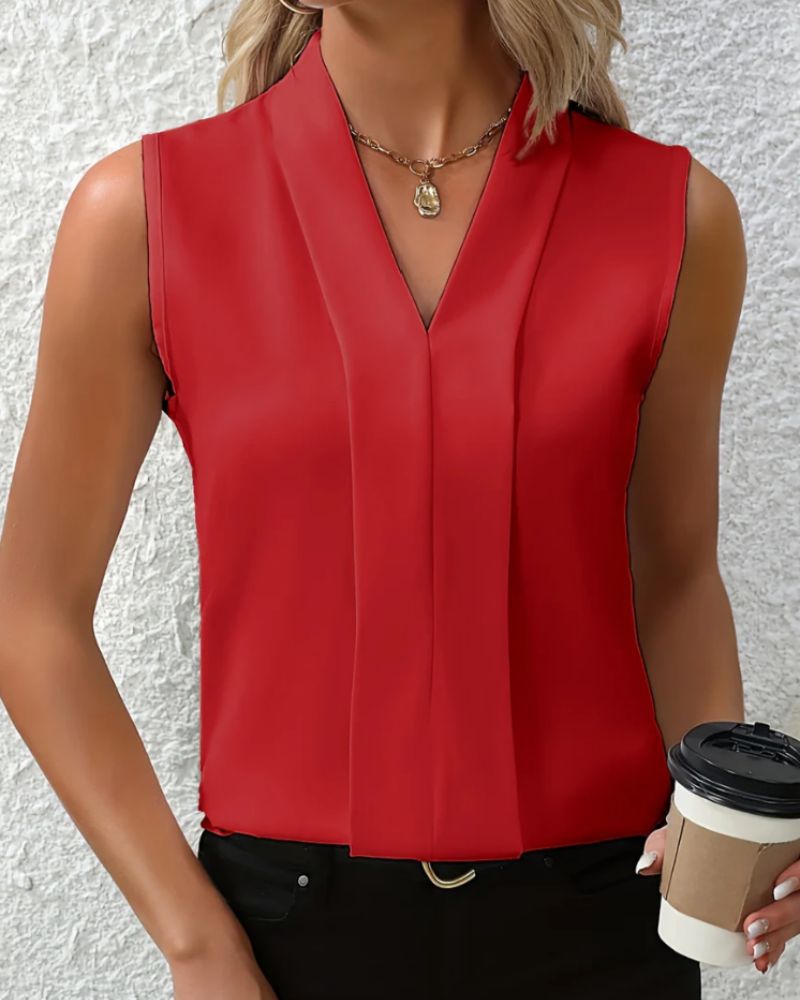 Nicole | Casual losse top met V hals