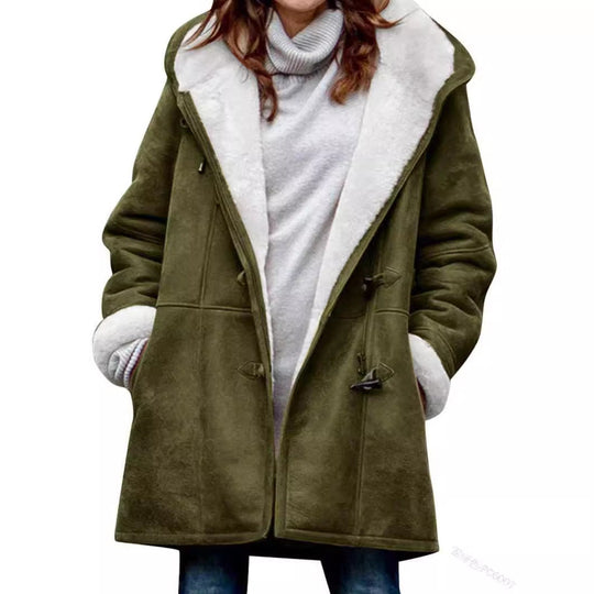 Mila | Women's Classic Duffel Coat | Dark Gray