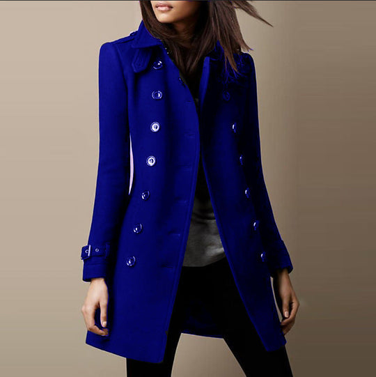 Eva - Elegante Trenchcoat con Bottoni