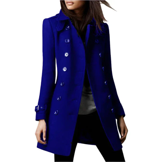 Fleur - Elegant Double-Layer Winter Coat For Women