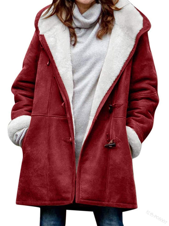 Mila | Women's Classic Duffel Coat | Dark Gray