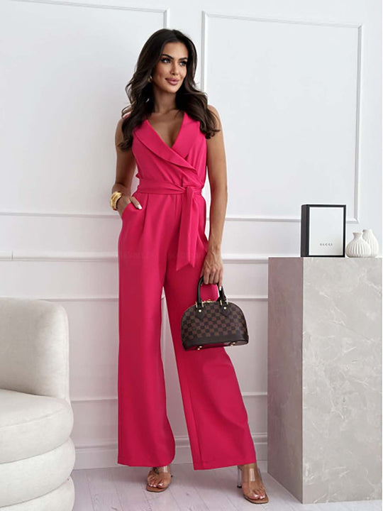 Chloe - Tuta Elegante Con Cintura
