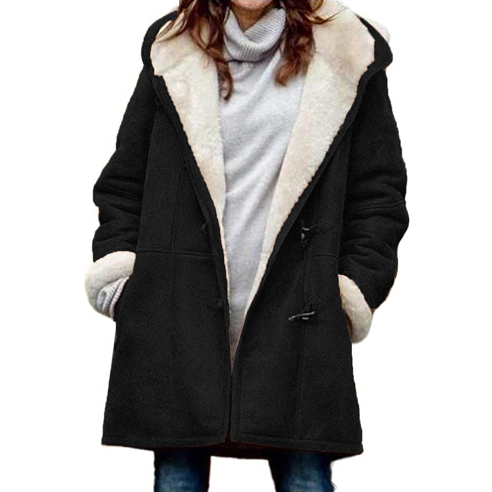 Mila | Women's Classic Duffel Coat | Dark Gray