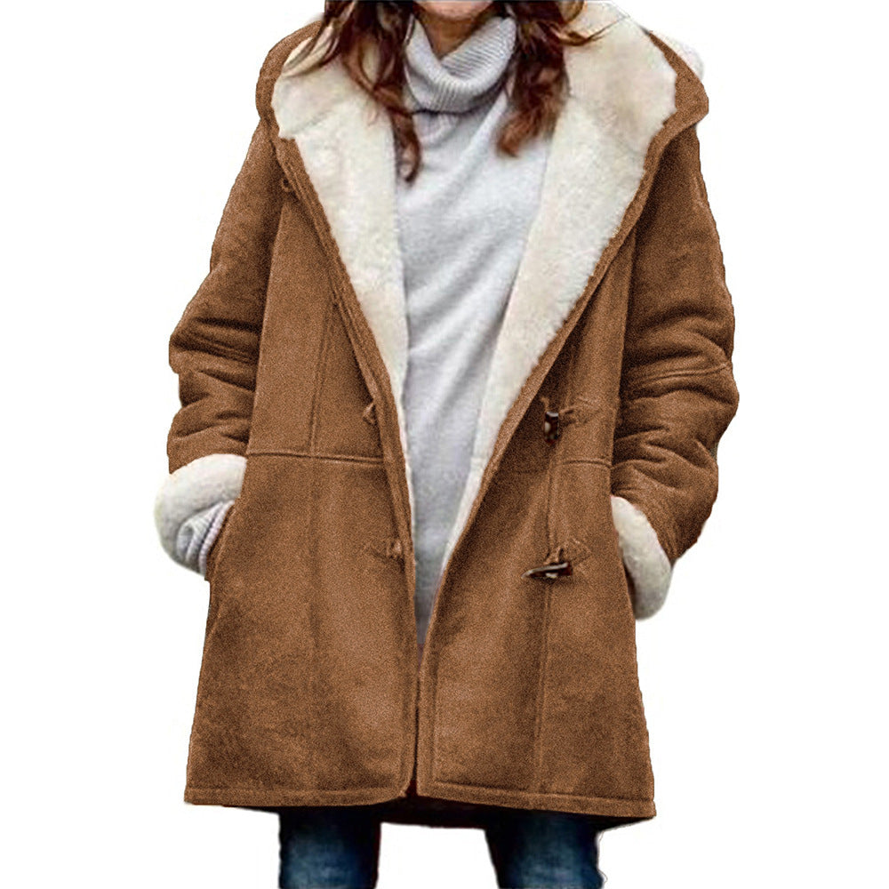 Mila | Women's Classic Duffel Coat | Dark Gray