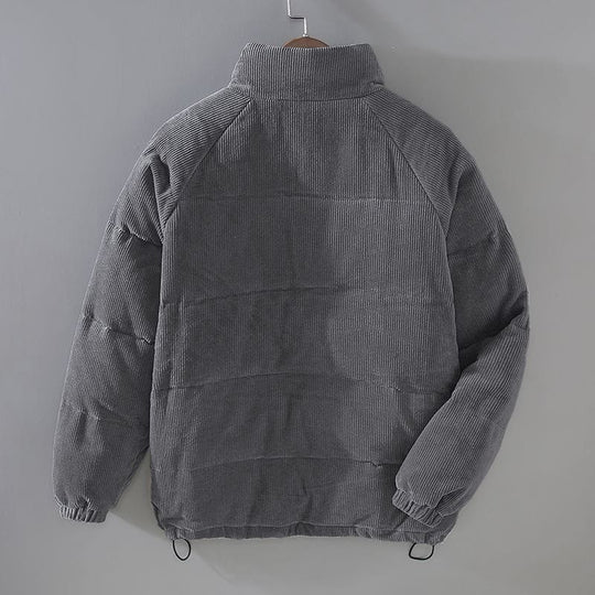 Milan - Warm padded men's jacket with elastic sleeves
