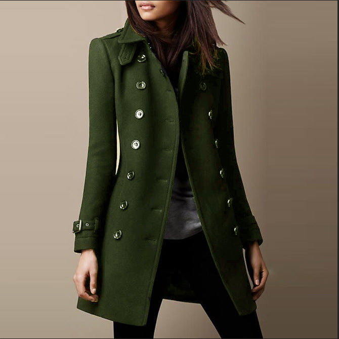 Eva - Elegante Trenchcoat con Bottoni