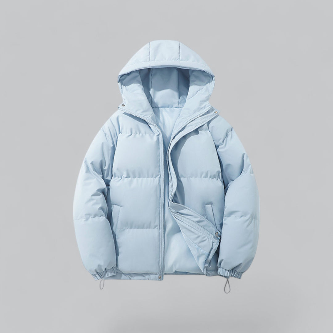 Heren winterparka met handige binnenzakken voor extra opslag.