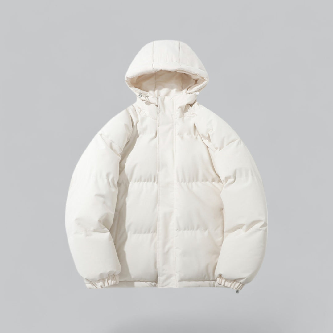 Stijlvolle en functionele winterjas met minimalistisch design.