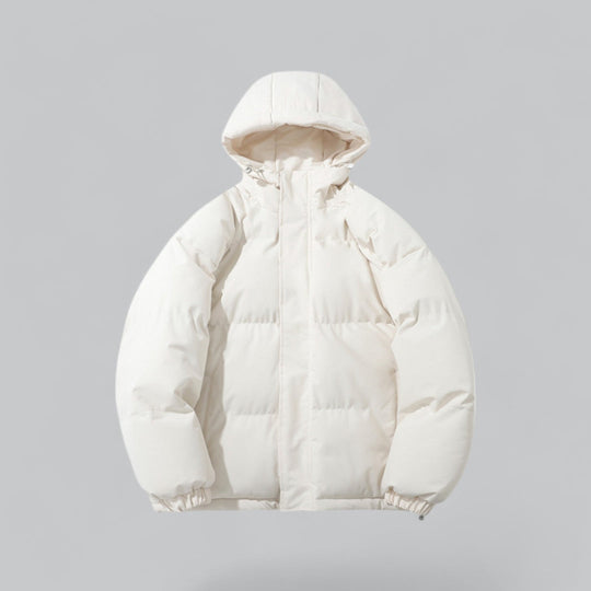 Stijlvolle en functionele winterjas met minimalistisch design.