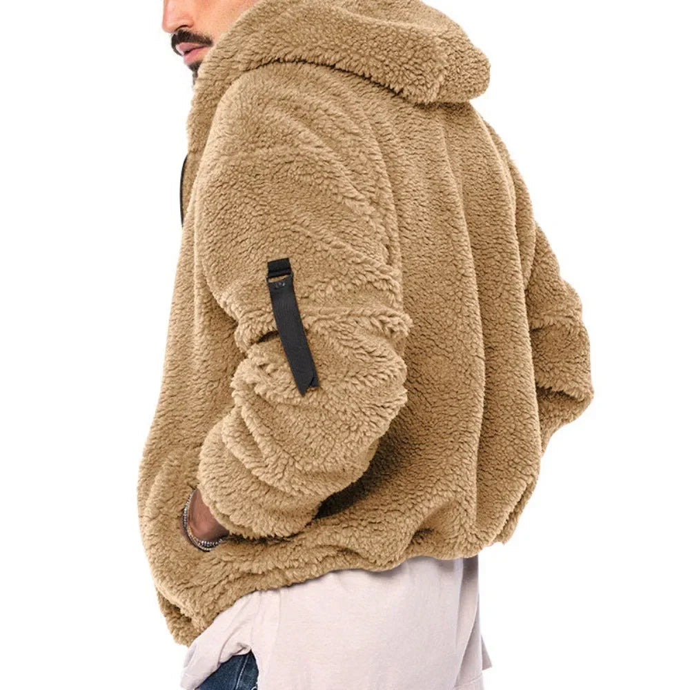 Patrick | Sporty fleece jacket with hood
