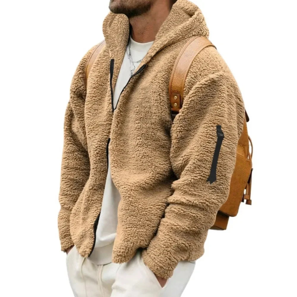 Patrick | Sporty fleece jacket with hood