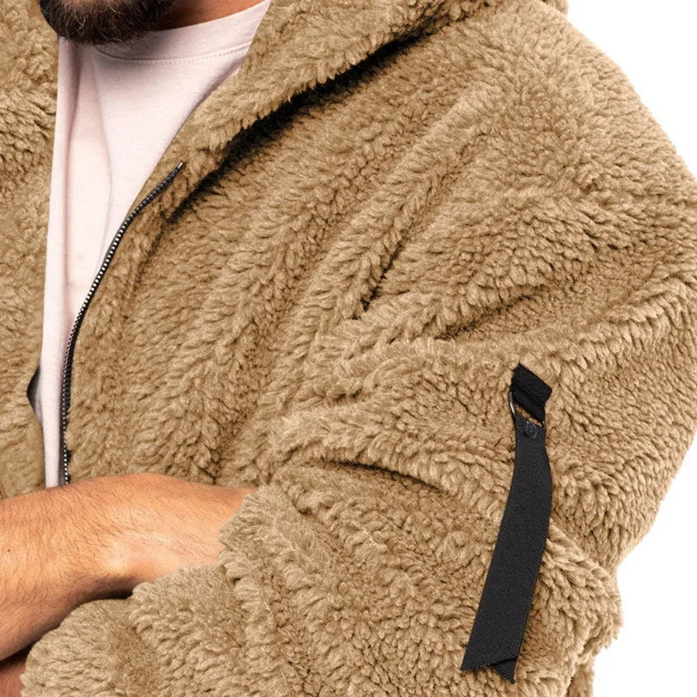 Patrick | Sporty fleece jacket with hood
