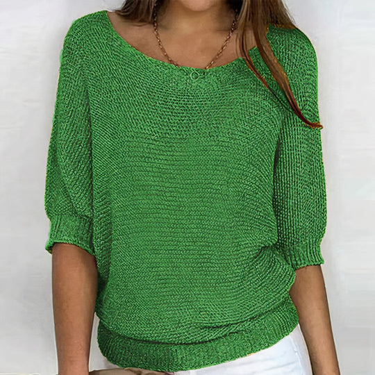 Patrizia | Pullover mit Rundhalsausschnitt