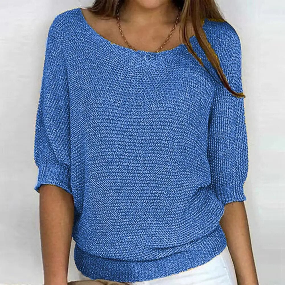 Patrizia | Pullover mit Rundhalsausschnitt