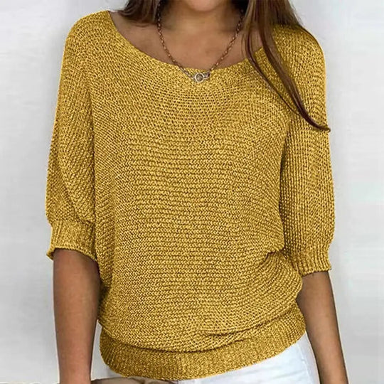 Patrizia | Pullover mit Rundhalsausschnitt