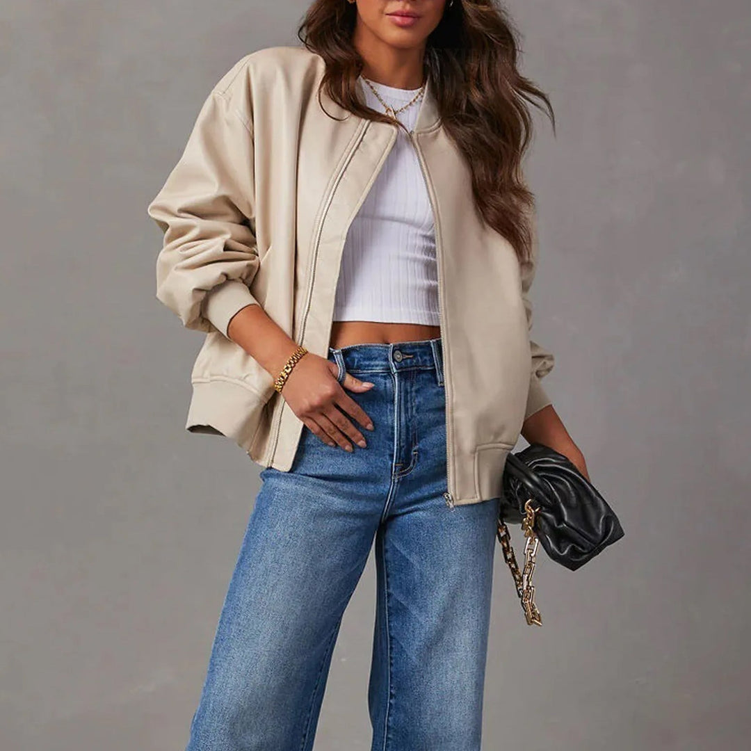 Petra | Casual oversized bomber jacket
