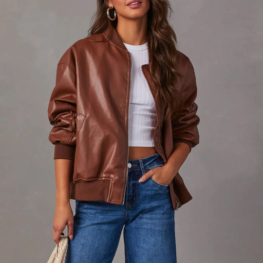 Petra | Casual oversized bomber jacket