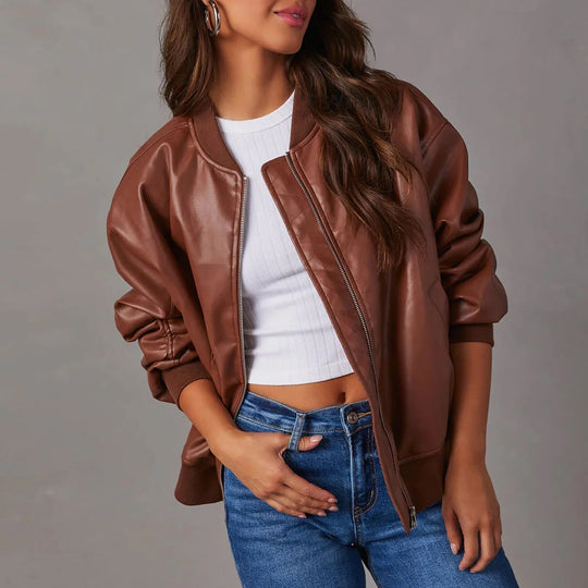 Petra | Casual oversized bomber jacket