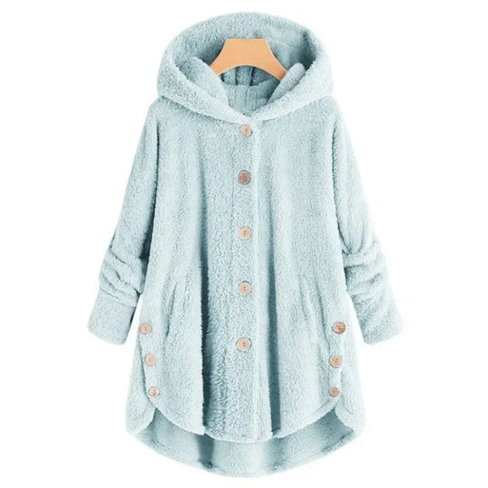 Petra | Fashionable fleece jacket with hood