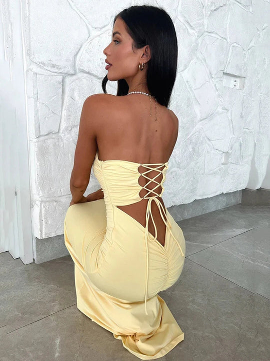 Angelika | Strapless bodycon mini dress