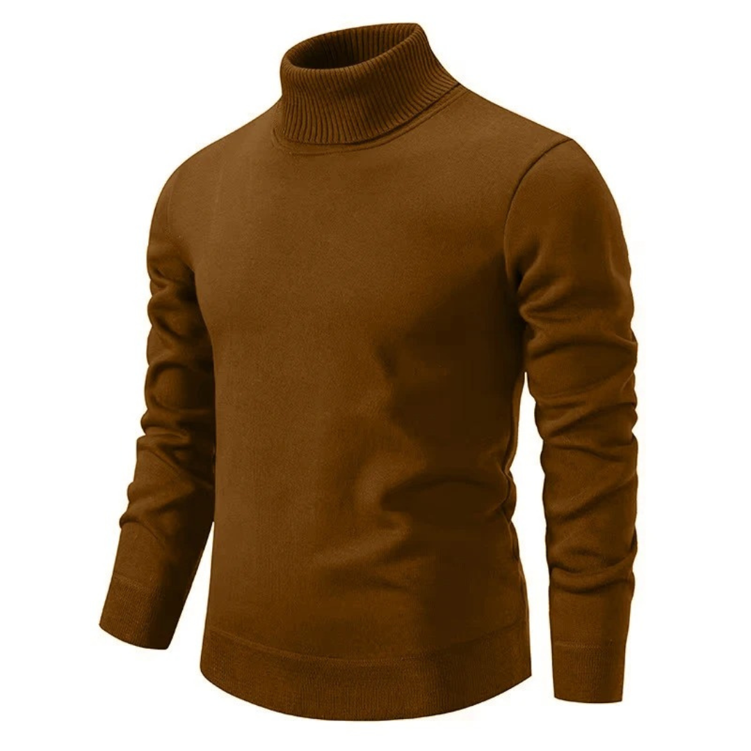 Lorian | Maglione a collo alto da uomo | Grigio chiaro