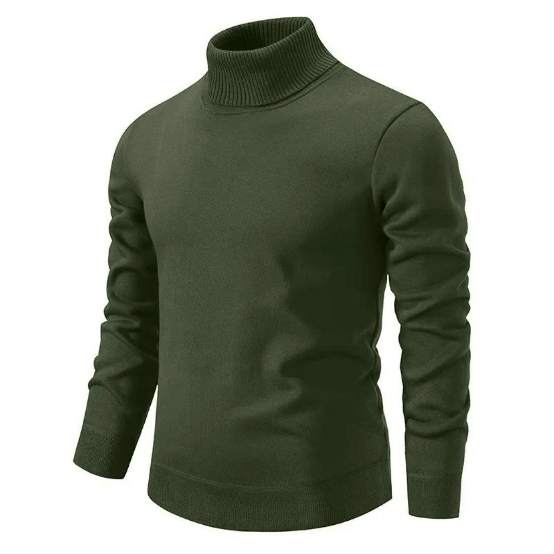 Lorian | Maglione a collo alto da uomo | Grigio chiaro