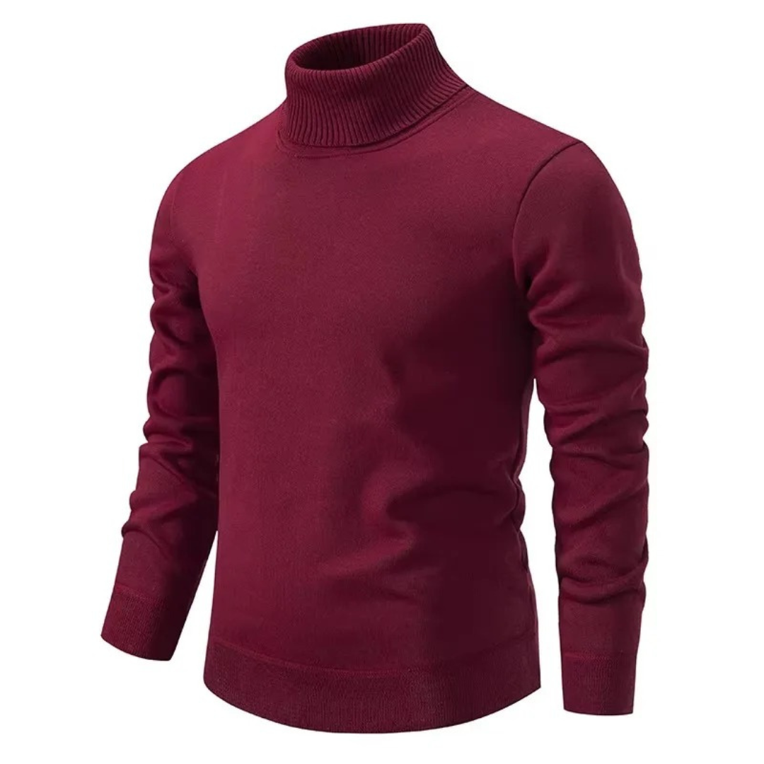 Lorian | Maglione a collo alto da uomo | Grigio chiaro