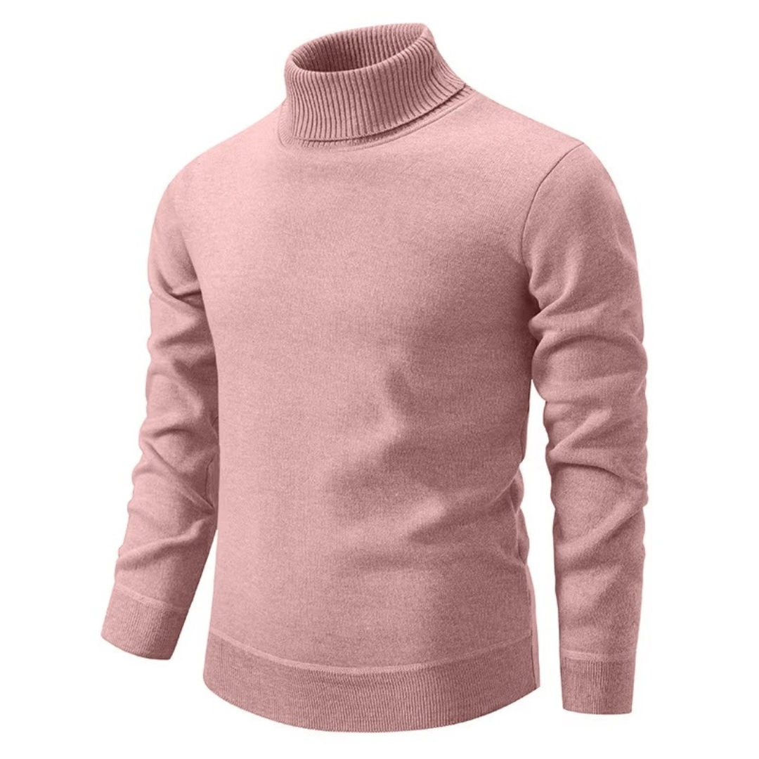 Lorian | Maglione a collo alto da uomo | Grigio chiaro