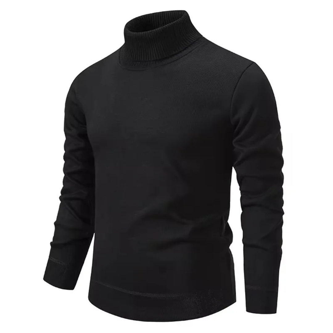 Lorian | Maglione a collo alto da uomo | Grigio chiaro