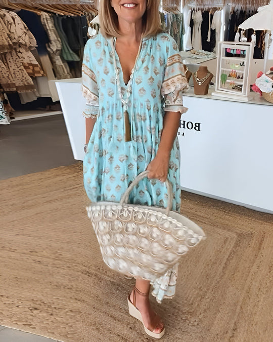 Rosalia | Maxi Boho dress with floral print