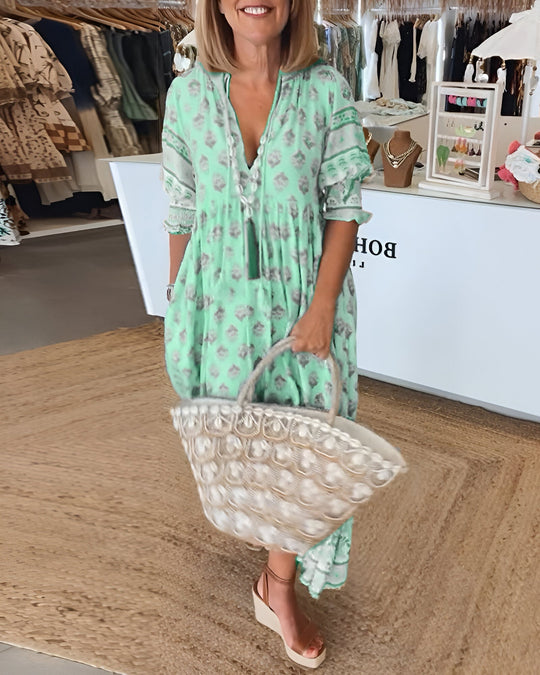 Rosalia | Maxi Boho dress with floral print
