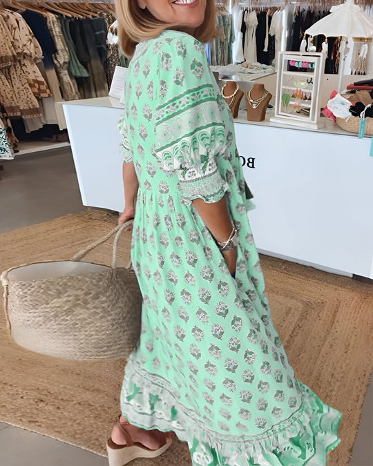Rosalia | Maxi Boho dress with floral print