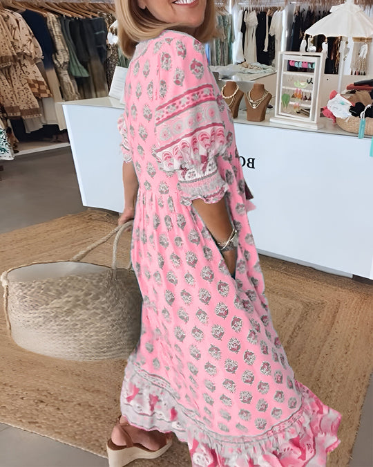 Rosalia | Maxi Boho dress with floral print