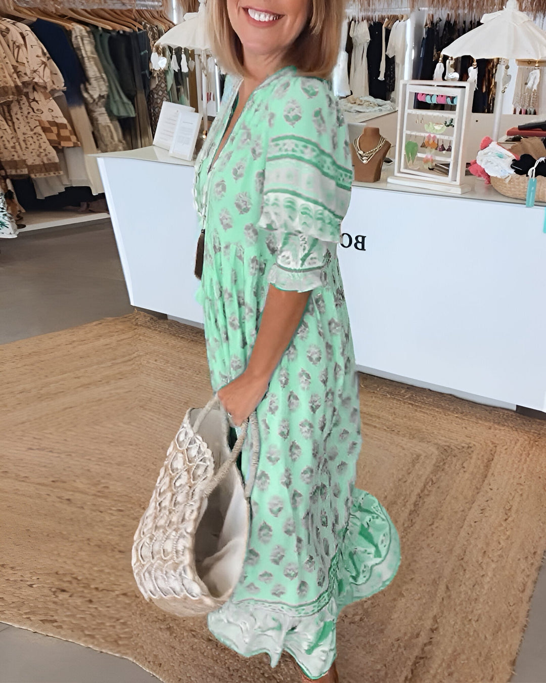 Rosalia | Maxi Boho dress with floral print