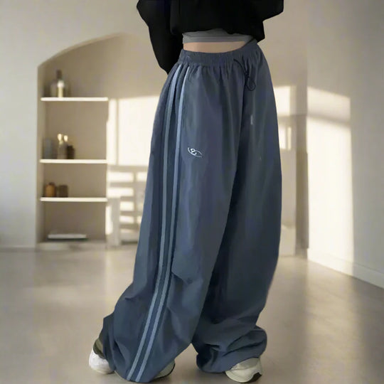 Rosenheim | Pantaloni Cargo Oversize da Donna | Blu Marina